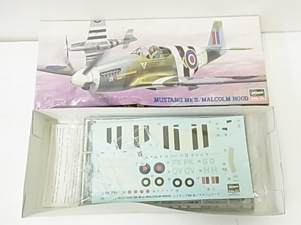 実際に弊社で買取させて頂いたハセガワ1/72 ムスタングMkⅢロイヤルエアフォース他 3点セットの画像 4枚目