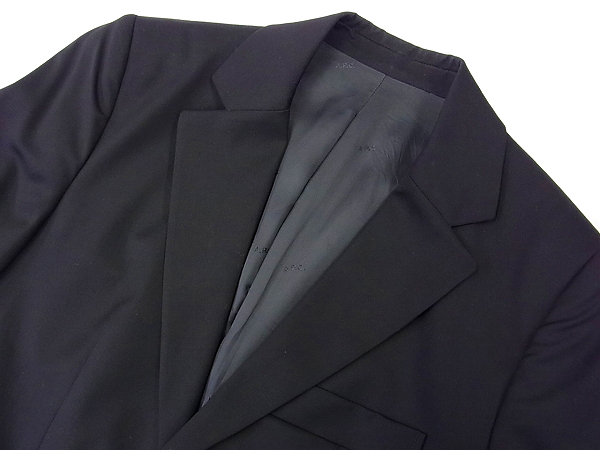 実際に弊社で買取させて頂いたA.P.C./アーペーセー テーラードジャケット ブラック XSの画像 2枚目