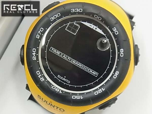 実際に弊社で買取させて頂いたSUUNTO/スント VECTOR/ベクター 腕時計 イエロー SS010600610