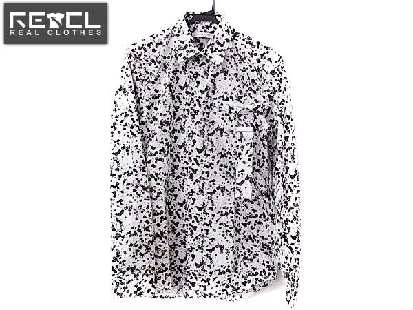 実際に弊社で買取させて頂いたGIVENCHY/ジバンシィ 長袖コットンシャツ 15年 花柄/総柄 37
