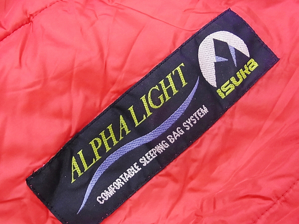 実際に弊社で買取させて頂いたISUKA/イスカ ALPHA LIGHT 1300/アルファライト シュラフ/寝袋の画像 2枚目