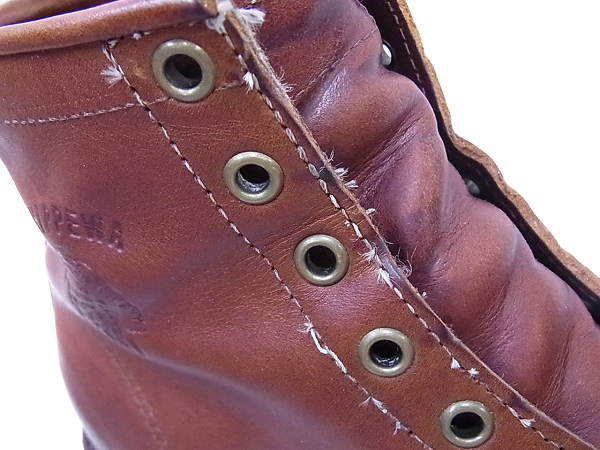 実際に弊社で買取させて頂いたCHIPPEWA/チペワ プレーントゥ ブーツ 90047 ブラウン/8Dの画像 8枚目