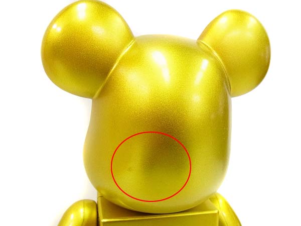 実際に弊社で買取させて頂いたBE@RBRICK/ベアブリック 400％ 達磨 スカイツリー名物 ゴールドの画像 3枚目