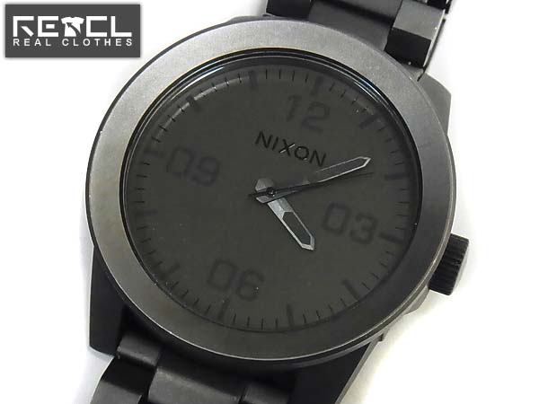 実際に弊社で買取させて頂いたNIXON/ニクソン テイクチャージ コーポラル 黒/A243001