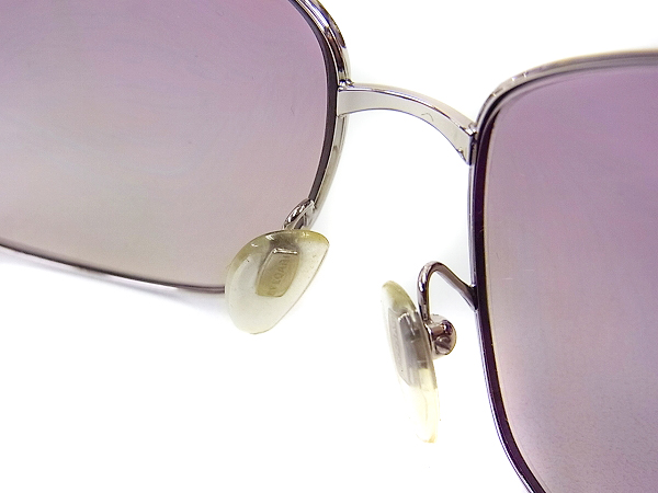 実際に弊社で買取させて頂いたBVLGARI/ブルガリ サングラス めがねフレーム シルバー系 6004の画像 5枚目