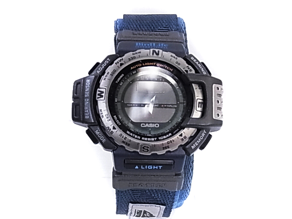 カシオ PRO TREK/プロトレック BirdLife 腕時計ネイビー/PRT-40の買取