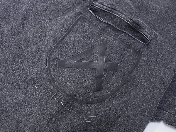 実際に弊社で買取させて頂いたARMANI JEANS/アルマーニ ジーンズ USED加工半袖Tシャツ/Mの画像 4枚目