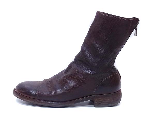 実際に弊社で買取させて頂いたGUIDI/グイディ[16万↑]BACK ZIP BOOTS/バックジップブーツ/41の画像 2枚目