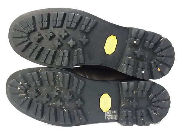 実際に弊社で買取させて頂いたdunhill/ダンヒル レザー マウンテンブーツ 茶 L1K550Z/43の画像 2枚目