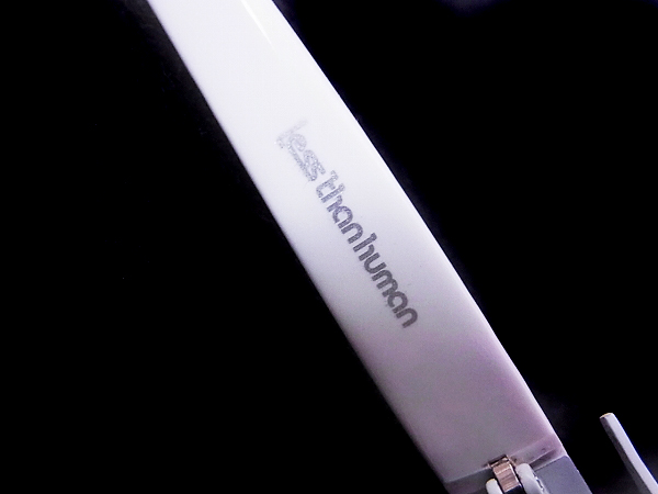 実際に弊社で買取させて頂いたLess Than Human/レスザンヒューマン 眼鏡フレーム man-59 白の画像 5枚目