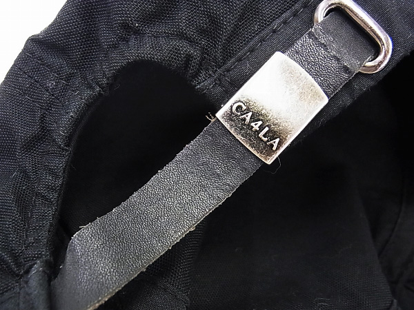実際に弊社で買取させて頂いたCA4LA/カシラ ワークキャップ 刺繍 ブラック等/2点セットの画像 7枚目