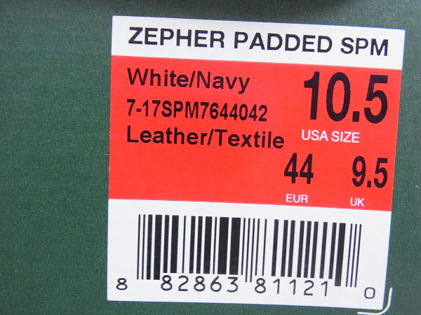 実際に弊社で買取させて頂いたLACOSTE/ラコステ ZEPHER PADDED SPM スニーカー 白紺赤/10.5の画像 8枚目