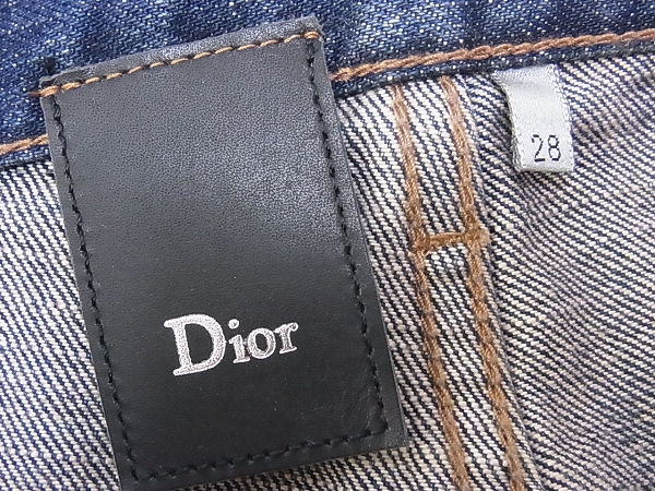 実際に弊社で買取させて頂いたDior homme/ディオール 10SS フューエルトゥファイアデニム/28の画像 3枚目