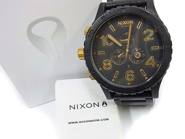 実際に弊社で買取させて頂いたNIXON/ニクソン 51-30 CHRONO/クロノグラフ 腕時計 A0831041の画像 5枚目