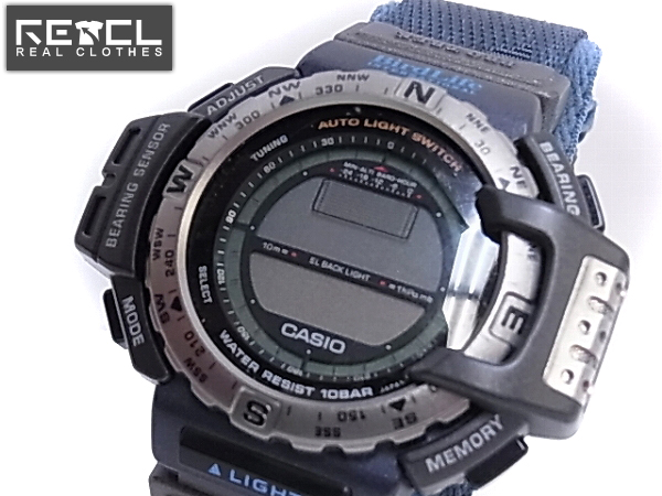 カシオ PRO TREK/プロトレック BirdLife 腕時計ネイビー/PRT-40の買取 