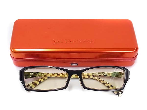 実際に弊社で買取させて頂いたLESSTHANHUMAN/レスザンヒューマン スクエア 眼鏡フレーム の画像 9枚目