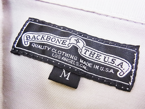 実際に弊社で買取させて頂いたBACKBONE/バックボーン CHINO BLOUSON ブルゾン/ジャケット Mの画像 2枚目