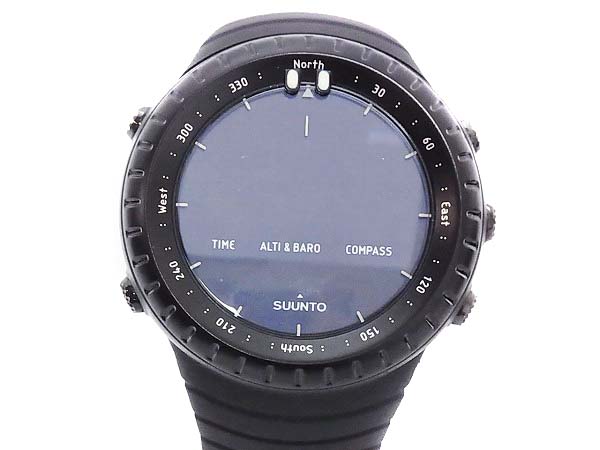 実際に弊社で買取させて頂いたSUUNTO/スント CORE/コア オールブラック クォーツ SS014279010の画像 1枚目