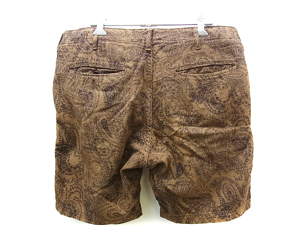 実際に弊社で買取させて頂いたアメリカンラグシー 総柄/ペイズリー柄 ハーフパンツ 茶/1の画像 1枚目