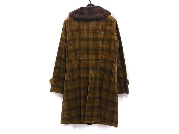 実際に弊社で買取させて頂いたHYSTERICS/ヒステリックス/ヒス チェック柄 コーデュロイコートの画像 1枚目