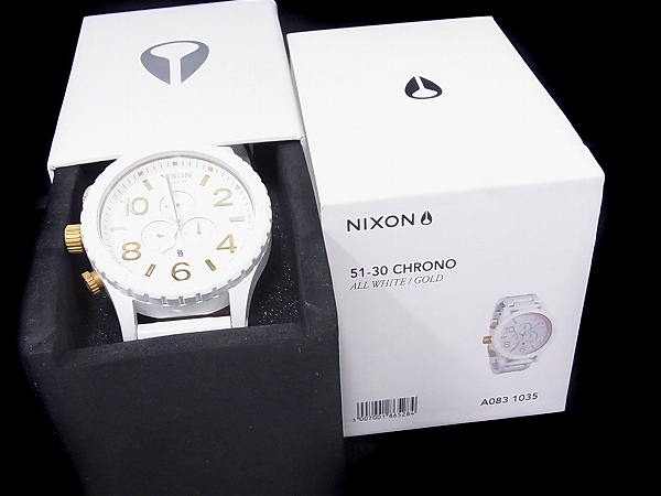 実際に弊社で買取させて頂いたNIXON/ニクソン THE51-30 CHRONO/クロノ 腕時計 A083-1035の画像 8枚目