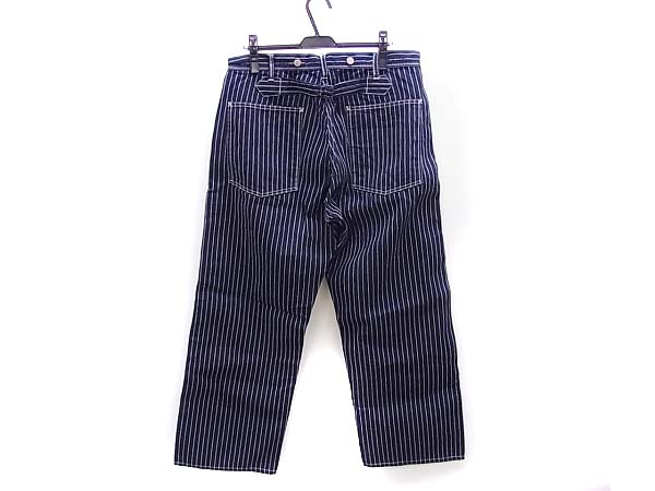 実際に弊社で買取させて頂いたシュガーケーン WABASH STRIPE WORK PANTS sc40786 W36L34の画像 1枚目