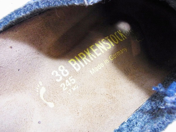 実際に弊社で買取させて頂いたBIRKENSTOCK/ビルケンシュトック ボストン フェルト素材 24.5の画像 5枚目