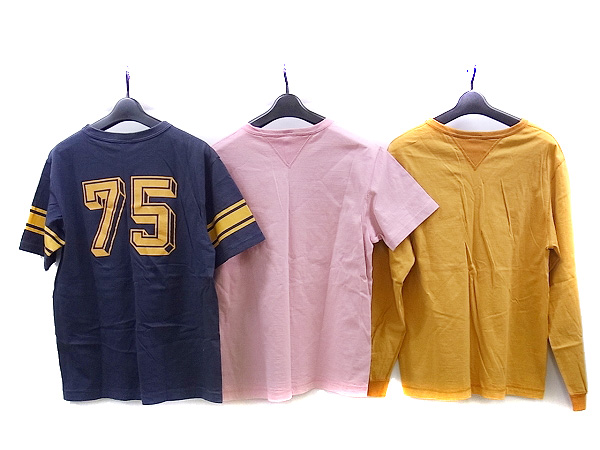 実際に弊社で買取させて頂いたバーンズ/ダブルワークス 長袖Tシャツ 無地等/3点セットの画像 1枚目