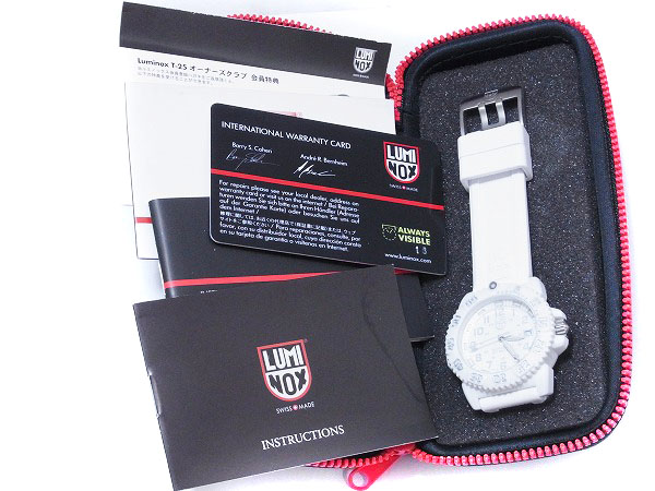 実際に弊社で買取させて頂いたluminox/ルミノックス ネイビーシールズ ホワイト/7050の画像 6枚目
