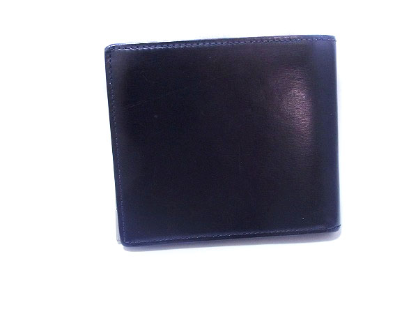 実際に弊社で買取させて頂いたdunhill/ダンヒル 二つ折り財布/ウォレット カーフ ブラックの画像 1枚目