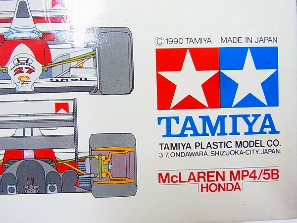 実際に弊社で買取させて頂いた[未使用]TAMIYA/タミヤ マクラーレンMP4/5B HONDA/ホンダ 1/20の画像 4枚目