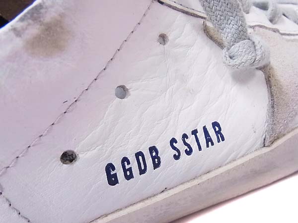 実際に弊社で買取させて頂いたGOLDEN GOOSE/ゴールデングース SUPER STAR 加工スニーカー/42の画像 6枚目