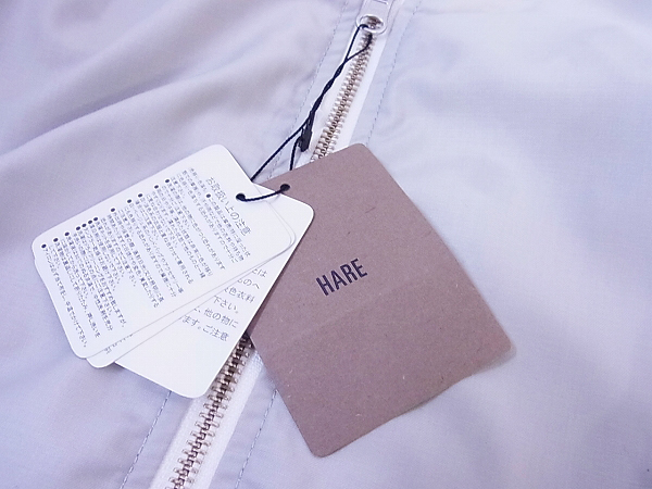 実際に弊社で買取させて頂いた[未使用]HARE/ハレ リバーシブルノーカラーMA-1ジャケット/Sの画像 6枚目