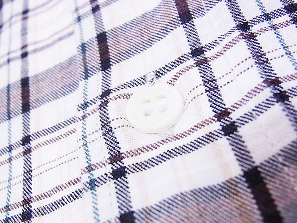 実際に弊社で買取させて頂いたA.P.C.RUEMADAMEPARIS/アーペーセー 長袖チェック柄シャツ 茶/2の画像 3枚目