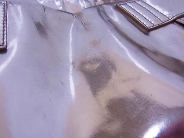 実際に弊社で買取させて頂いたHELMUT LANG/ヘルムート・ラング 2WAY ボストンバッグ 金の画像 8枚目