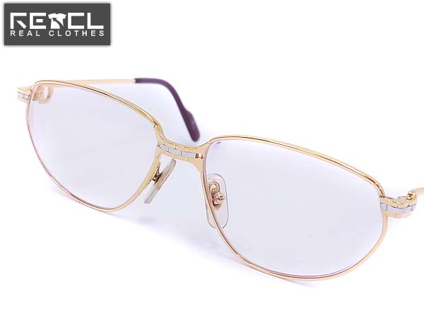 実際に弊社で買取させて頂いたCartier/カルティエ 眼鏡/メガネフレーム ウェリントン型 金