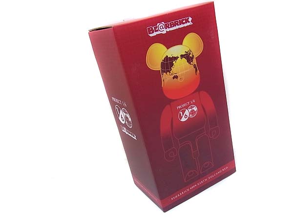 実際に弊社で買取させて頂いたBE@RBRICK/ベアブリック 400％ PROJECT 1/6 VOLCANO REDの画像 6枚目