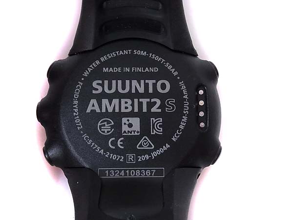 実際に弊社で買取させて頂いたSUUNTO/スント AMBIT2 S クロノグラフ 腕時計/SS019211000の画像 4枚目