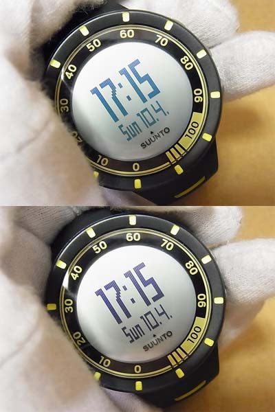 実際に弊社で買取させて頂いたSUUNTO/スント クエスト デジタル腕時計 イエロー/ss019158000の画像 7枚目