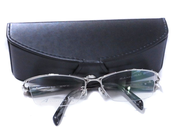 実際に弊社で買取させて頂いたSAMURAI SHO/サムライ翔 ブローメガネフレーム シルバー/SS-T21の画像 7枚目