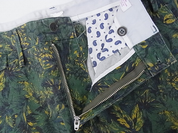 実際に弊社で買取させて頂いたDELUXE/デラックス ハーフパンツ サファリ柄 グリーン系 XLの画像 3枚目