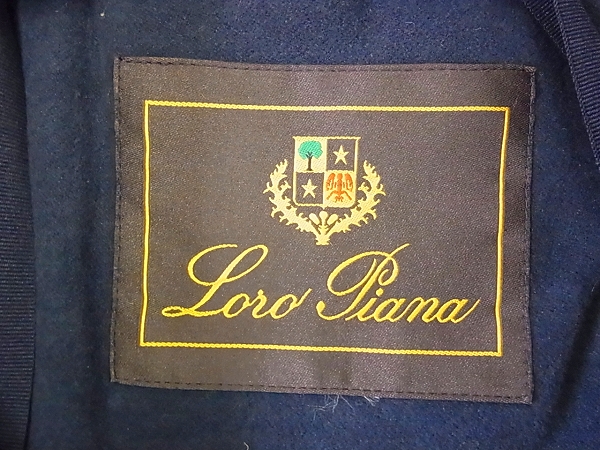 実際に弊社で買取させて頂いたLoroPiana/ロロ・ピアーナ カシミヤ/ジップロングコート XLの画像 2枚目