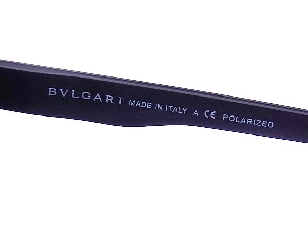 実際に弊社で買取させて頂いたBVLGARI/ブルガリ スクエアサングラス マッドブラック/7024-Fの画像 5枚目
