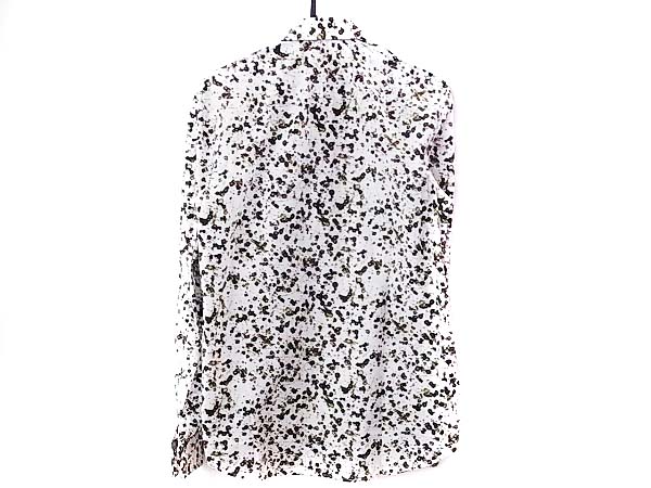 実際に弊社で買取させて頂いたGIVENCHY/ジバンシィ 長袖コットンシャツ 15年 花柄/総柄 37の画像 1枚目