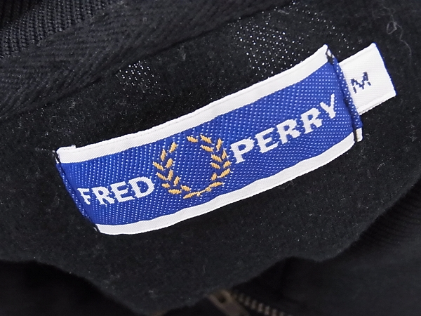 実際に弊社で買取させて頂いたFRED PERRY/フレッドペリー トラックジャケット 黒 J6231/Mの画像 2枚目