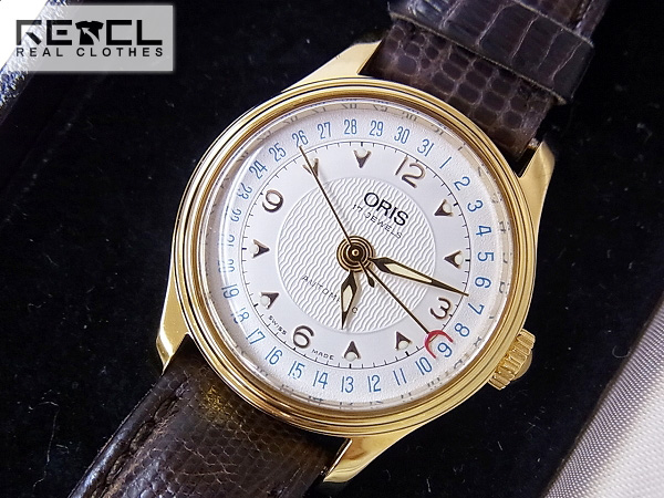 実際に弊社で買取させて頂いたオリス[5.8万↑]腕時計 革ベルト スイス製 レディース/7405