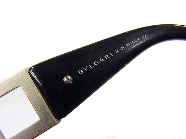 実際に弊社で買取させて頂いたBVLGARI/ブルガリ サングラス めがねフレーム シルバー系 6004の画像 2枚目