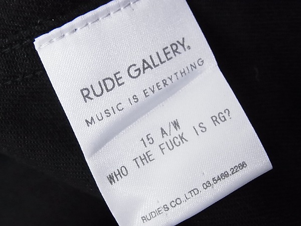 実際に弊社で買取させて頂いたRUDE GALLERY/ルードギャラリー 15AW ウエスタンシャツ 黒 4の画像 7枚目