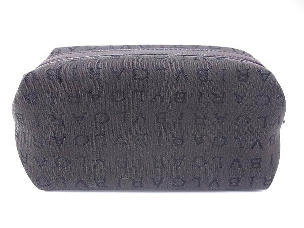 実際に弊社で買取させて頂いたBVLGARI/ブルガリ ロゴマニア コスメポーチ/小物入れ ブラウンの画像 1枚目