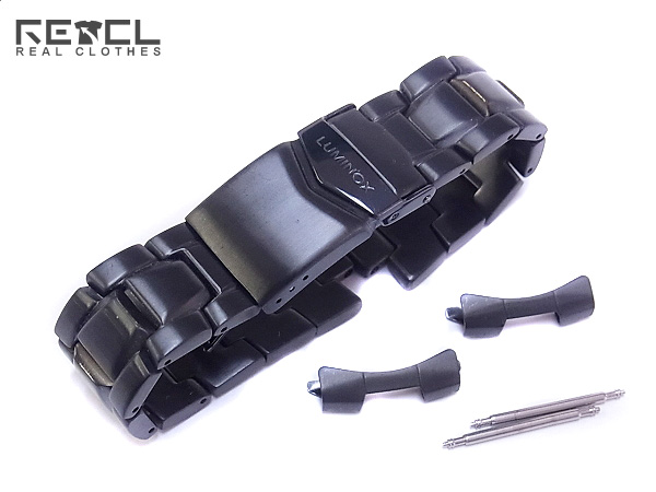 実際に弊社で買取させて頂いたLUMINOX/ルミノックス メタル交換ベルト NIGHT HAWK用 ブラック